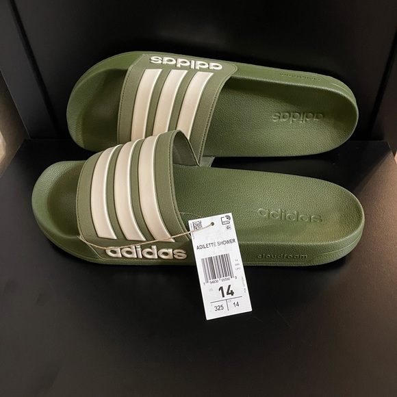 adidas Other - ADIDAS MEN’S ADILETTE SHOWER SLIDES SANDALS SZ 14 NWT